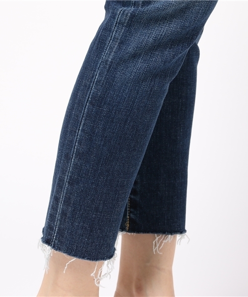 MOUSSY（マウジー）の「damage cropped Skinny（デニムパンツ・レディース・ブルー/ライトブルー・27inch/26inch/23inch/24inch/25inch）」の6枚目の写真