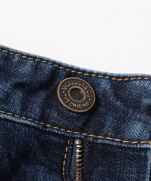 MOUSSY（マウジー）の「damage cropped Skinny（デニムパンツ・レディース・ブルー/ライトブルー・27inch/26inch/23inch/24inch/25inch）」の8枚目の写真