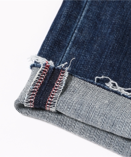 MOUSSY（マウジー）の「damage cropped Skinny（デニムパンツ・レディース・ブルー/ライトブルー・27inch/26inch/23inch/24inch/25inch）」の9枚目の写真