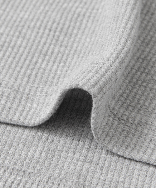SENSE OF PLACE by URBAN RESEARCH(センスオブプレイスバイアーバンリサーチ)の「ワッフルタートルネックロングTシャツ(Tシャツ/カットソー・メンズ・ベージュ/ホワイト/グレー・MEDIUM/LARGE)」の7枚目の写真