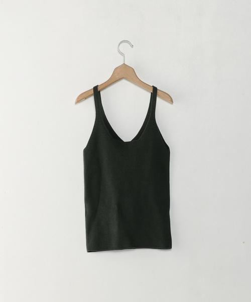 タンクトップ ノースリーブ 「Steven Alan」リブ タンクトップ レディース STEVEN ALAN タンクトップ ノースリーブ 「Steven Alan」リブ