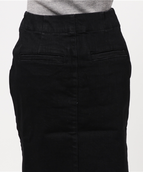 laboratory work（ラボラトリーワーク）の「ストレッチデニムタイトスカート（デニムスカート・レディース・ネイビー/ブラック・MEDIUM）」の7枚目の写真