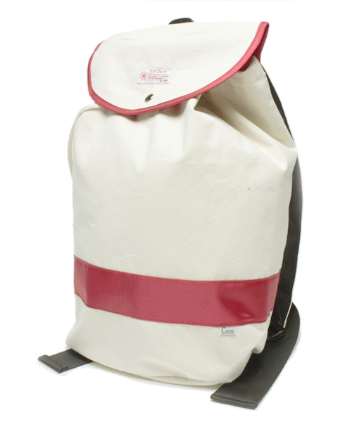 coen(コーエン)の「SUN DUCK デイパック(バックパック/リュック・メンズ・レッド/オリーブ/コバルトブルー/ネイビー/ブラック/グレー/ナチュラル/ブラウン・フリー)」の5枚目の写真