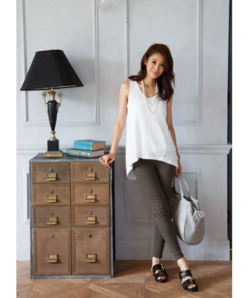 STYLE DELI（スタイルデリ）の「サラッと ゆるシアーニットベスト（ベスト）」 WEAR