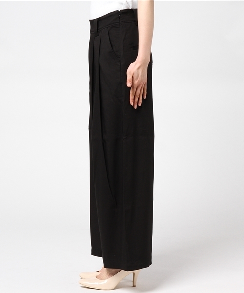 SOLIDO(ソリード)の「SOLIDO(ソリード)ワイドパンツ(その他パンツ・レディース・ベージュ/ネイビー/ブラック/カーキ・1/2)」の6枚目の写真