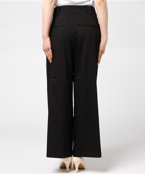 SOLIDO(ソリード)の「SOLIDO(ソリード)ワイドパンツ(その他パンツ・レディース・ベージュ/ネイビー/ブラック/カーキ・1/2)」の7枚目の写真