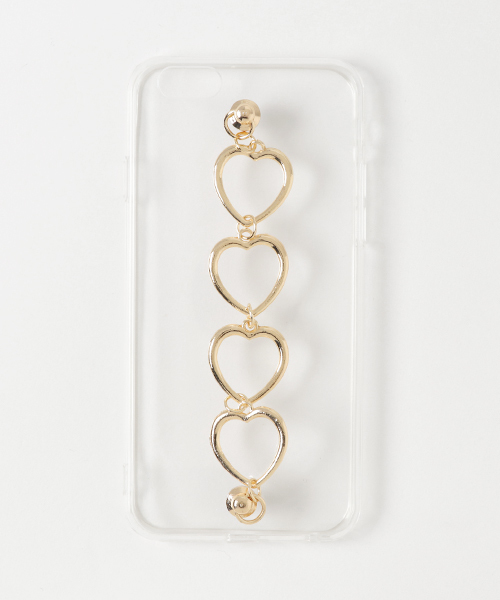 Spinns スピンズ の Iphone6 6s 7対応 ハートハンドルモバイルケース スマホケース カバー Wear