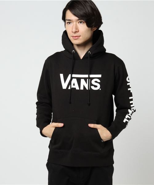 VANS（バンズ）の「VANS FLING-Vプルパーカー（パーカー・メンズ・ホワイト/ピンク/ブラック・M/L）」の3枚目の写真