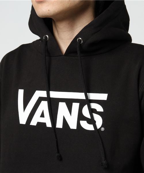 VANS（バンズ）の「VANS FLING-Vプルパーカー（パーカー・メンズ・ホワイト/ピンク/ブラック・M/L）」の6枚目の写真