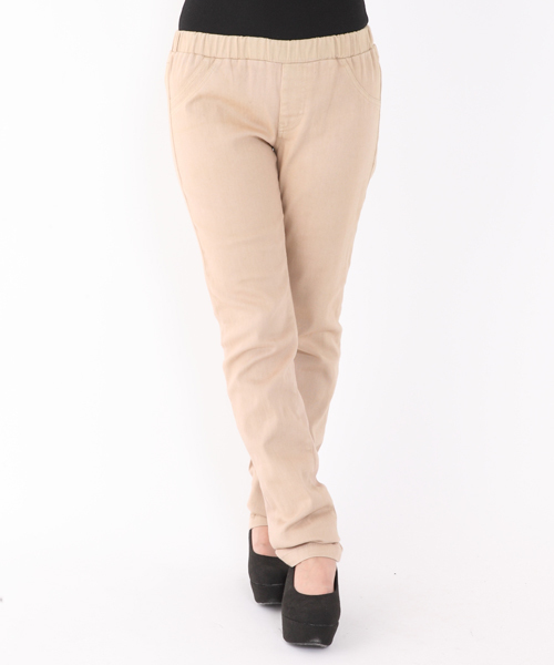 Kastane（カスタネ）の「スキニーパンツ（その他パンツ・レディース・インディゴブルー/ケミカルウォッシュ/ターコイズブルー/レッド/サンドベージュ/ブラック/イエロー/ベージュ/ピンク/ブルー/アニマル/その他1・SMALL/MEDIUM）」の3枚目の写真