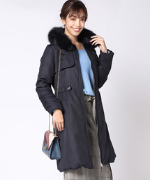 ビアッジョブルーViaggo Blu リバーシブル ダウンコート　ダウン90% ビアッジョブルー Viaggio Blu ダウンコート スタンドカラー ダウン90