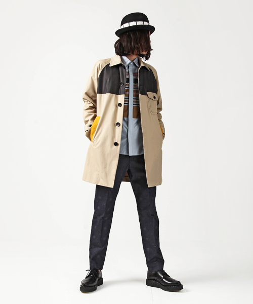 The BeauSnob（ボウスノップ）の「◆B13S-C02(A01)（トレンチコート・メンズ・ベージュ・44/48/46）」の2枚目の写真