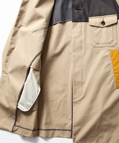 The BeauSnob（ボウスノップ）の「◆B13S-C02(A01)（トレンチコート・メンズ・ベージュ・44/48/46）」の10枚目の写真