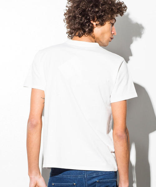 AZ by junhashimoto（エーゼイ バイ ジュンハシモト）の「AZ by junhashimoto(エーゼイ バイ ジュンハシモト)プリントＴシャツ（Tシャツ/カットソー・メンズ・オフホワイト/ピンク/ライトイエロー・LARGE/MEDIUM/SMALL/X-LARGE）」の6枚目の写真