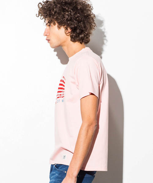 AZ by junhashimoto（エーゼイ バイ ジュンハシモト）の「AZ by junhashimoto(エーゼイ バイ ジュンハシモト)プリントＴシャツ（Tシャツ/カットソー・メンズ・オフホワイト/ピンク/ライトイエロー・LARGE/MEDIUM/SMALL/X-LARGE）」の13枚目の写真