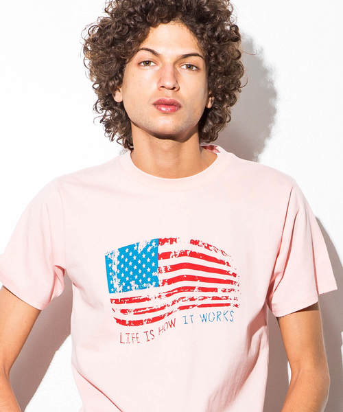 AZ by junhashimoto（エーゼイ バイ ジュンハシモト）の「AZ by junhashimoto(エーゼイ バイ ジュンハシモト)プリントＴシャツ（Tシャツ/カットソー・メンズ・オフホワイト/ピンク/ライトイエロー・LARGE/MEDIUM/SMALL/X-LARGE）」の11枚目の写真