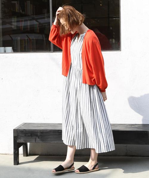 coen（コーエン）の「ハイツイストショートドルマンカーディガン（カーディガン/ボレロ・レディース・ネイビー/オリーブ/オレンジ・FREE）」の18枚目の写真