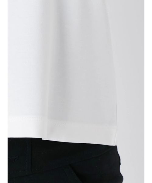 MURUA（ムルーア）の「ミニマルＴシャツ（Tシャツ/カットソー・レディース・ホワイト/ブラック・FREE）」の12枚目の写真