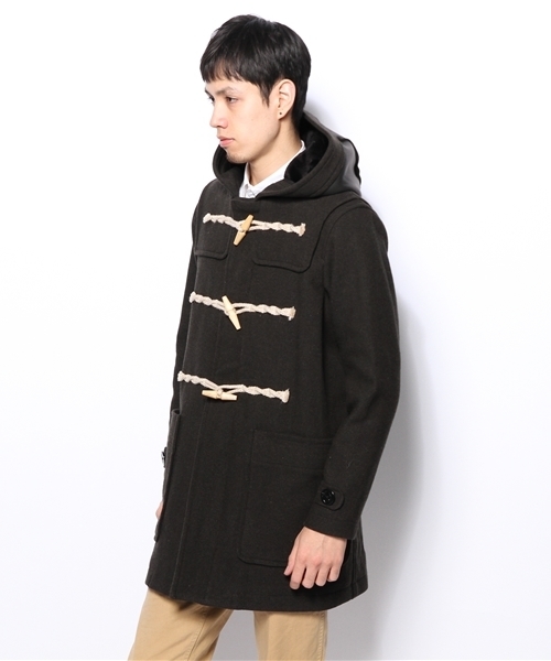 WHIZLIMITED（ウィズリミテッド）の「DREW COAT（ダッフルコート・メンズ・ベージュ系その他/チャコールグレー×ブラック/ブルー系その他・MEDIUM/LARGE）」の5枚目の写真