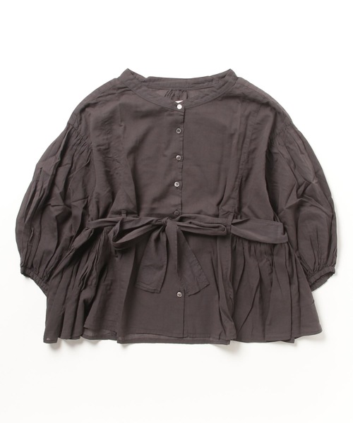 IKKUNA(イクナ)の「puff-sleeve blouse(シャツ/ブラウス・レディース・ナチュラル/コバルトブルー/コーラルピンク/チャコールグレー/ホワイト・1)」の20枚目の写真