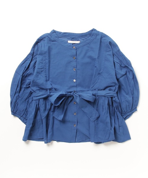 IKKUNA(イクナ)の「puff-sleeve blouse(シャツ/ブラウス・レディース・ナチュラル/コバルトブルー/コーラルピンク/チャコールグレー/ホワイト・1)」の21枚目の写真