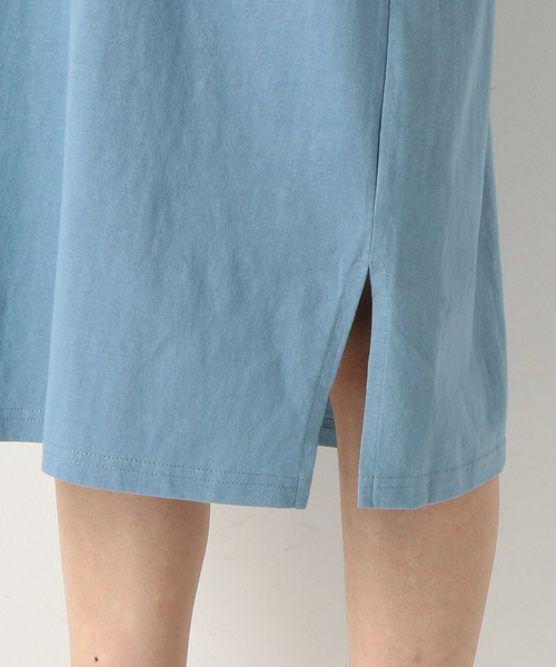 archives(アルシーヴ)の「ボックスロゴ刺繍BIGワンピース(ワンピース・レディース・グレー/チャコールグレー/ブルー・MEDIUM)」の16枚目の写真