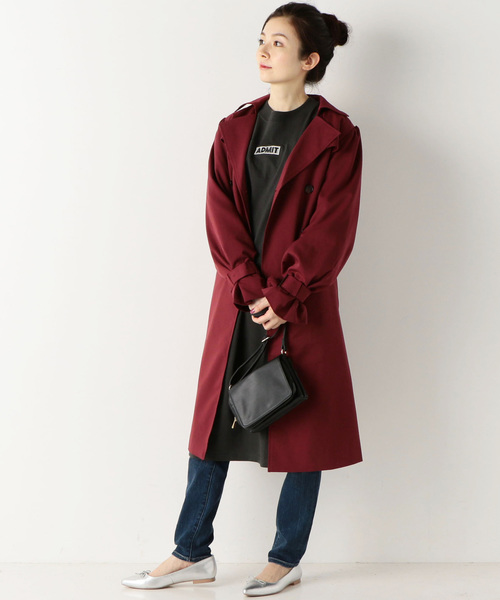 archives(アルシーヴ)の「ボックスロゴ刺繍BIGワンピース(ワンピース・レディース・グレー/チャコールグレー/ブルー・MEDIUM)」の17枚目の写真