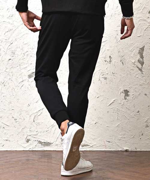 JOKER（ジョーカー）の「ラインストーンZIP/ジョガーパンツ　メンズ トップス ボトムス（その他パンツ・メンズ・ブラック・S/M/L/XL/XXL）」の3枚目の写真