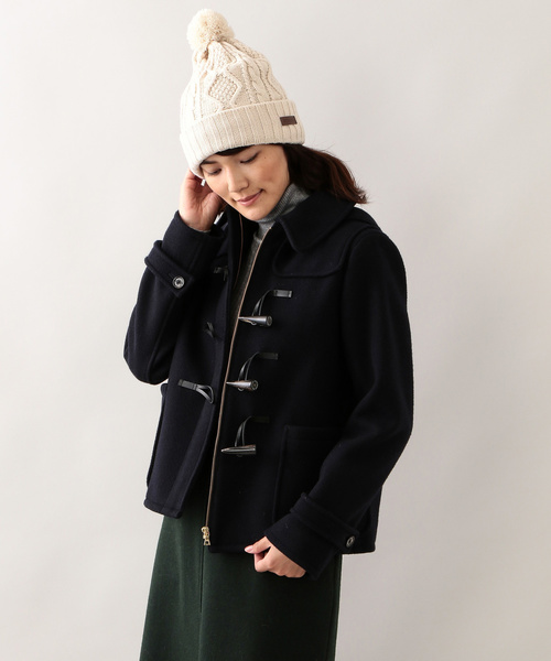 MACKINTOSH PHILOSOPHY(マッキントッシュ フィロソフィー)の「リバーメルトン ショートダッフルコート(ダッフルコート)」|ダークネイビー