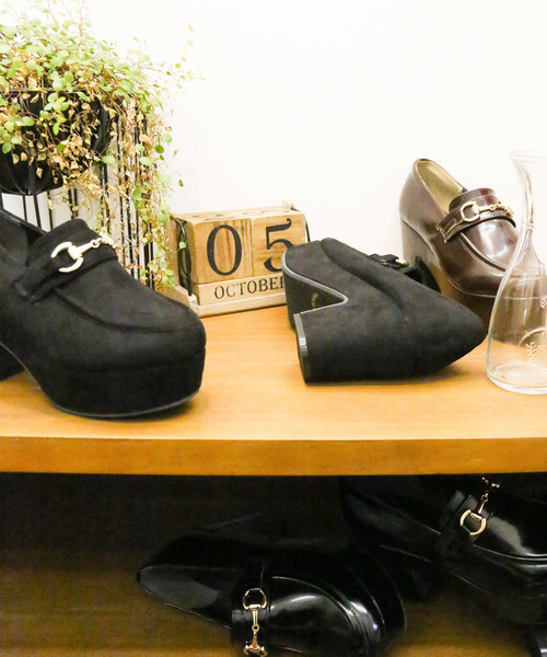 WEGO（ウィゴー）の「WEGO/ビット付きボリュームローファー（ローファー・レディース・ブラック/ブラウン/ブラック系その他・MEDIUM/LARGE）」の10枚目の写真