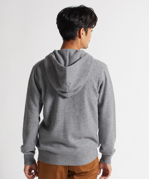 DESIGNWORKS(デザインワークス)の「カシミヤパーカー(カーディガン/ボレロ・メンズ・ブラック/グレー/ブルー・S/M/L)」の21枚目の写真