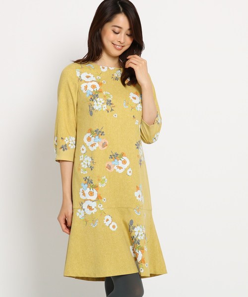 セール 洗える ツイード風フラワーワンピース 545 18 02 をセール価格で購入できます World ツイード風フラワー ワンピース ワンピース ワンピース ドレス 洗える Sunauna スーナウーナ のファッション カウンター活動