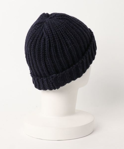 HIGHLAND 2000(ハイランドトゥーサウザンド)の「別注【HIGHLAND 2000 / ハイランド2000】WOOL Rib Bobbycap(ニットキャップ/ビーニー・レディース・チャコールグレー/ライトグレー/ブラック/ネイビー/ブラウン/インディゴブルー/アイボリー/ダークグレー・FREE)」の9枚目の写真