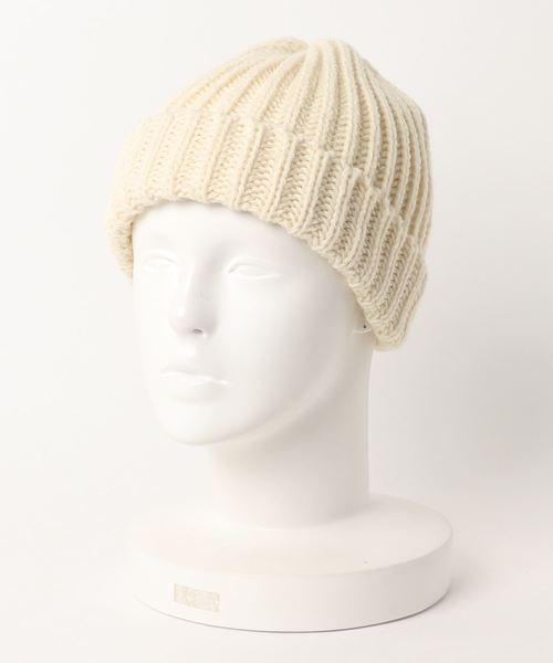 HIGHLAND 2000(ハイランドトゥーサウザンド)の「別注【HIGHLAND 2000 / ハイランド2000】WOOL Rib Bobbycap(ニットキャップ/ビーニー・レディース・チャコールグレー/ライトグレー/ブラック/ネイビー/ブラウン/インディゴブルー/アイボリー/ダークグレー・FREE)」の10枚目の写真