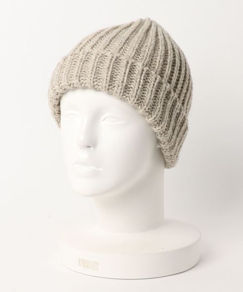 HIGHLAND 2000(ハイランドトゥーサウザンド)の「別注【HIGHLAND 2000 / ハイランド2000】WOOL Rib Bobbycap(ニットキャップ/ビーニー・レディース・チャコールグレー/ライトグレー/ブラック/ネイビー/ブラウン/インディゴブルー/アイボリー/ダークグレー・FREE)」の13枚目の写真