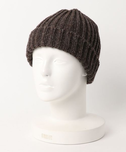 HIGHLAND 2000(ハイランドトゥーサウザンド)の「別注【HIGHLAND 2000 / ハイランド2000】WOOL Rib Bobbycap(ニットキャップ/ビーニー・レディース・チャコールグレー/ライトグレー/ブラック/ネイビー/ブラウン/インディゴブルー/アイボリー/ダークグレー・FREE)」の14枚目の写真