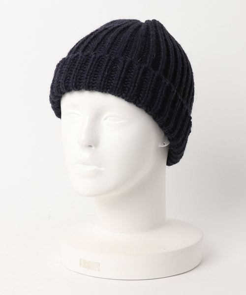 HIGHLAND 2000(ハイランドトゥーサウザンド)の「別注【HIGHLAND 2000 / ハイランド2000】WOOL Rib Bobbycap(ニットキャップ/ビーニー・レディース・チャコールグレー/ライトグレー/ブラック/ネイビー/ブラウン/インディゴブルー/アイボリー/ダークグレー・FREE)」の16枚目の写真