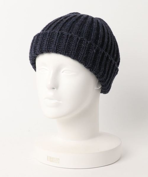 HIGHLAND 2000(ハイランドトゥーサウザンド)の「別注【HIGHLAND 2000 / ハイランド2000】WOOL Rib Bobbycap(ニットキャップ/ビーニー・レディース・チャコールグレー/ライトグレー/ブラック/ネイビー/ブラウン/インディゴブルー/アイボリー/ダークグレー・FREE)」の17枚目の写真
