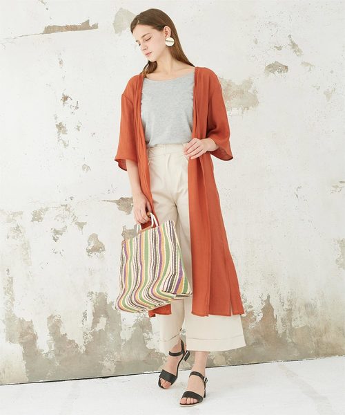 Titivate ティティベイト の 楊柳ﾛﾝｸﾞｶﾞｳﾝ カーディガン ボレロ Wear