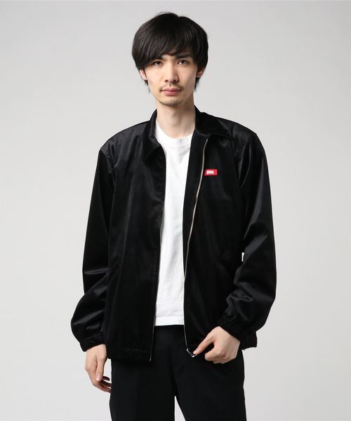 FTC（エフティーシー）の「VELOUR HARRINGTON JACKET（ナイロンジャケット・メンズ・ブラック/ネイビー/グリーン/バーガンディー・MEDIUM/LARGE/X-LARGE）」の8枚目の写真
