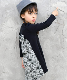 Bee des Bee | 選べる16柄 長袖 Aライン ワンピース(ワンピース)