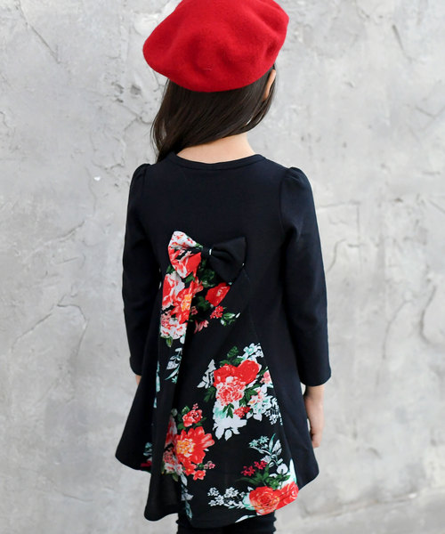 Bee des Bee（ビーデスビー）の「選べる16柄 長袖 Aライン ワンピース（ワンピース・キッズ・その他7/その他12/その他14/その他15/その他3/その他11/その他6/その他10/その他2/その他5/その他8/その他1/その他13/その他9/その他4/その他16・100cm/110cm/120cm/130cm/140cm/150cm）」の9枚目の写真