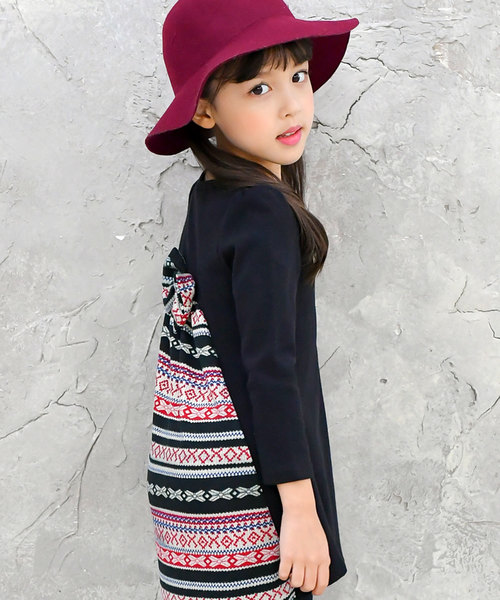 Bee des Bee（ビーデスビー）の「選べる16柄 長袖 Aライン ワンピース（ワンピース・キッズ・その他7/その他12/その他14/その他15/その他3/その他11/その他6/その他10/その他2/その他5/その他8/その他1/その他13/その他9/その他4/その他16・100cm/110cm/120cm/130cm/140cm/150cm）」の11枚目の写真