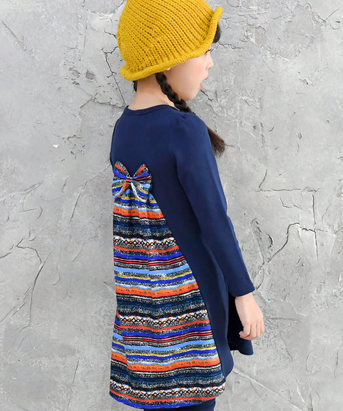 Bee des Bee（ビーデスビー）の「選べる16柄 長袖 Aライン ワンピース（ワンピース・キッズ・その他7/その他12/その他14/その他15/その他3/その他11/その他6/その他10/その他2/その他5/その他8/その他1/その他13/その他9/その他4/その他16・100cm/110cm/120cm/130cm/140cm/150cm）」の12枚目の写真