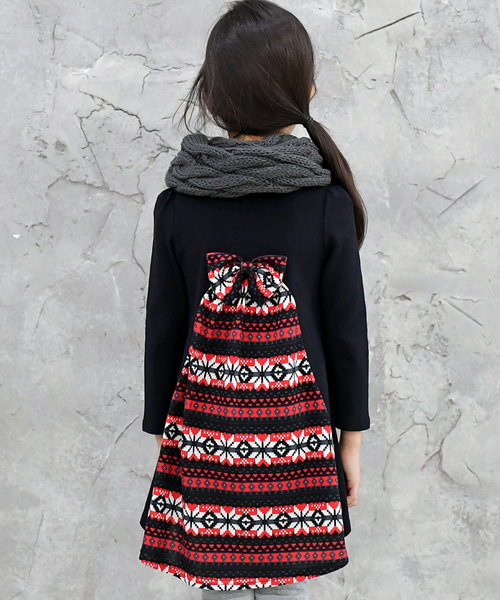 Bee des Bee（ビーデスビー）の「選べる16柄 長袖 Aライン ワンピース（ワンピース・キッズ・その他7/その他12/その他14/その他15/その他3/その他11/その他6/その他10/その他2/その他5/その他8/その他1/その他13/その他9/その他4/その他16・100cm/110cm/120cm/130cm/140cm/150cm）」の14枚目の写真