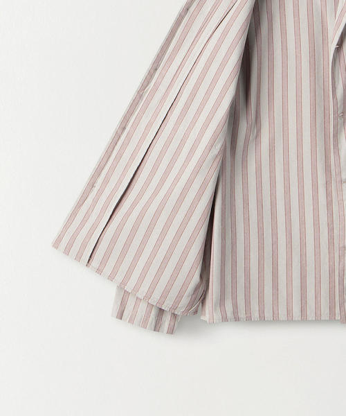 Steven Alan(スティーブンアラン)の「<Steven Alan> C/S NEP BOX OPEN COLLAR SHIRT-BOLD/シャツ(シャツ/ブラウス・メンズ・ライトグレー/ブラック・SMALL/MEDIUM/LARGE/X-LARGE)」の4枚目の写真