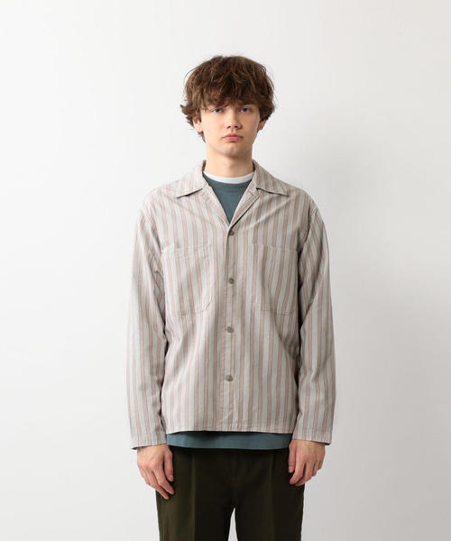 Steven Alan(スティーブンアラン)の「<Steven Alan> C/S NEP BOX OPEN COLLAR SHIRT-BOLD/シャツ(シャツ/ブラウス・メンズ・ライトグレー/ブラック・SMALL/MEDIUM/LARGE/X-LARGE)」の10枚目の写真