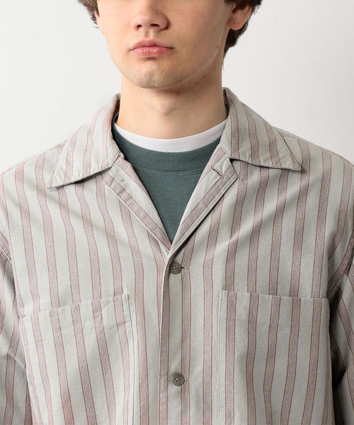 Steven Alan(スティーブンアラン)の「<Steven Alan> C/S NEP BOX OPEN COLLAR SHIRT-BOLD/シャツ(シャツ/ブラウス・メンズ・ライトグレー/ブラック・SMALL/MEDIUM/LARGE/X-LARGE)」の19枚目の写真