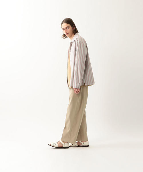 Steven Alan(スティーブンアラン)の「<Steven Alan> C/S NEP BOX OPEN COLLAR SHIRT-BOLD/シャツ(シャツ/ブラウス・メンズ・ライトグレー/ブラック・SMALL/MEDIUM/LARGE/X-LARGE)」の9枚目の写真