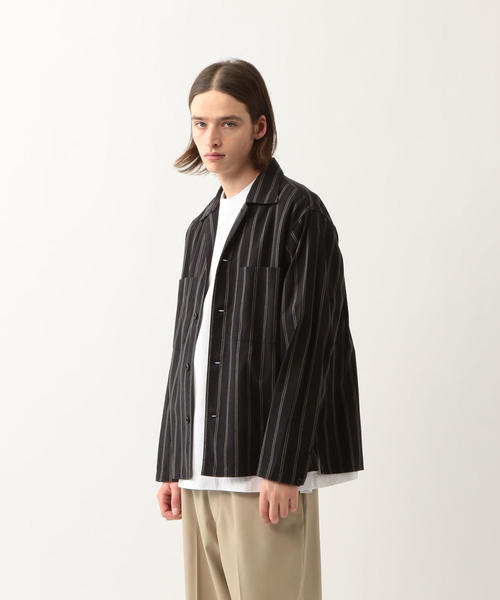 Steven Alan(スティーブンアラン)の「<Steven Alan> C/S NEP BOX OPEN COLLAR SHIRT-BOLD/シャツ(シャツ/ブラウス・メンズ・ライトグレー/ブラック・SMALL/MEDIUM/LARGE/X-LARGE)」の8枚目の写真